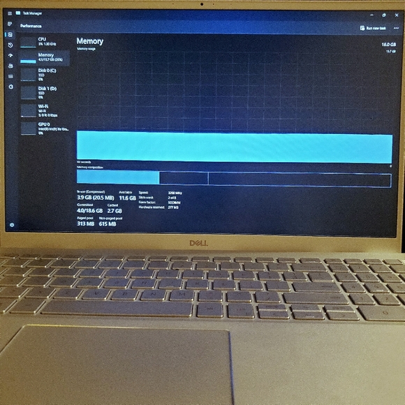Dell Inspiron 15 5502 Intel i5-1135G7 4.2GHz Dual SSD (256GB & 1TB) 16GB RAM W11 - Picture 6 of 12